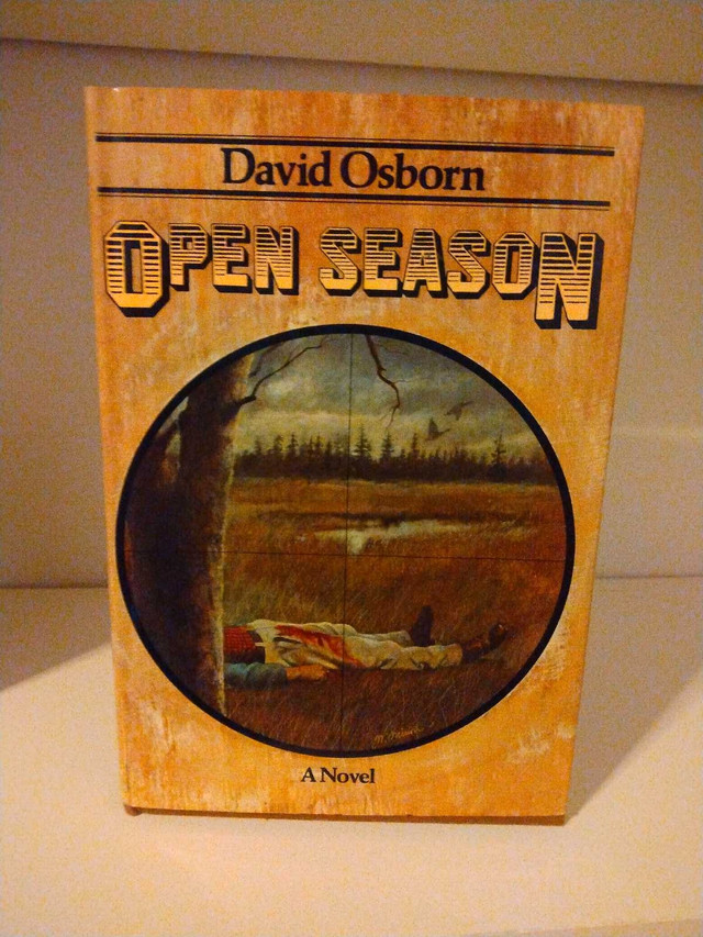 Rare book-Open Season copyright 1974 in Fiction in Edmonton