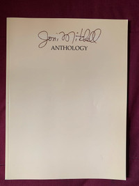 Joni Mitchell - Anthology (Music Book) (c) 1983