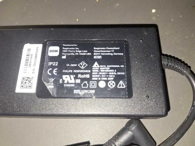Philips Respironics 80W Charger in Cables & Connectors in Cambridge - Image 3