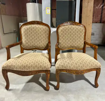 Livingroom Chairs Set of 2, Fabric Upholstered Armchair, View more