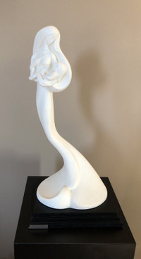 Rare Vintage Mother and Child Sculpture 