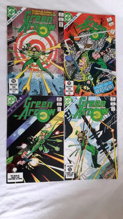 The price is $45 for the full 4 issue set of the vintage Green Arrow mini-series (May-August 1983)....