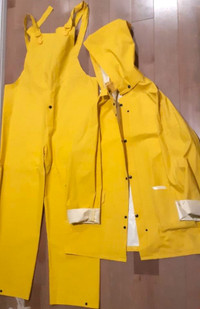 yellow Trench coat - Raincoat - imperméable jaune