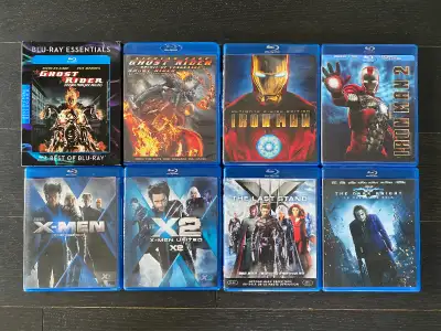 Marvel/DC Blu-Ray Movies: $10 Each, View more