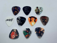 STEVIE RAY VAUGHAN Brand new GUITAR PICKS Collectors set of 10 d