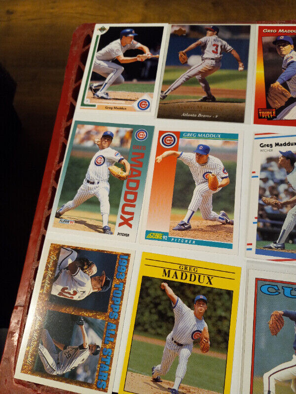 Vintage Baseball Cards Greg Maddux HOF Lot of 24 NM in Arts & Collectibles in Trenton - Image 3
