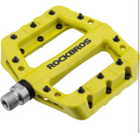 Brand New RockBros Light Green Bicycle Pedals For Sale 