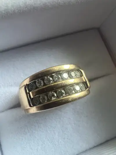 10 k diamond ring, View more