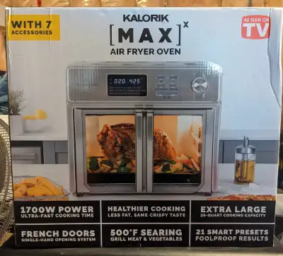 Kalorik Maxx Air Fryer oven new in box