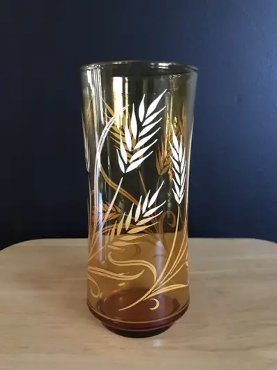 Verre Rétro Vintage par Libbey Golden Wheat Harvest, View more