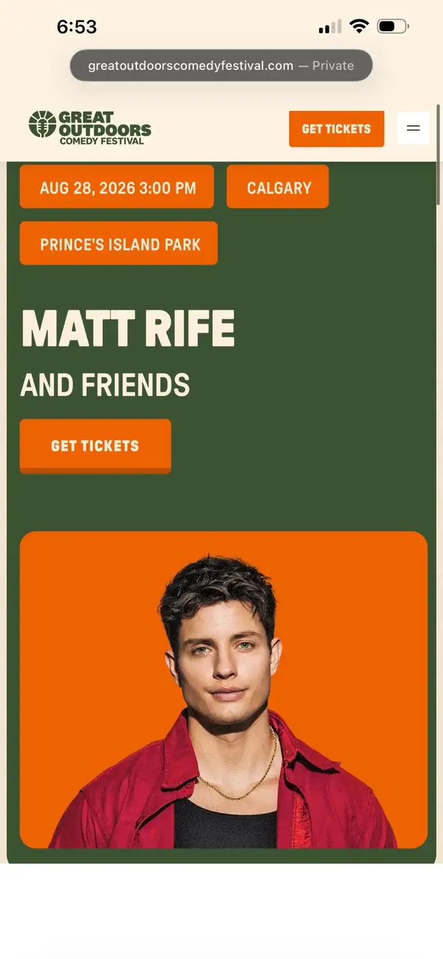 Matt Rife teir 10 tickets x 2