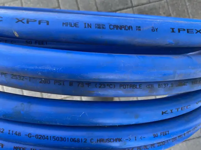67 FT Roll of IPEX PE-AL-PE 2532 1’’ 200 PSI Potable Piping in Other in North Bay - Image 3