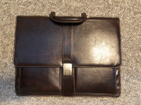 Leather Briefcase / Computer Bag