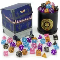 Cup of Wonder 5 Sets of 7 Polyhedral Role Playing Gaming Dice 