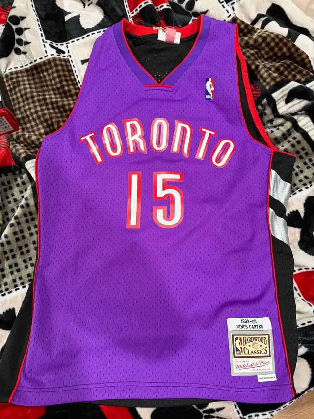 Vince Carter Raptors Authentic Signed Jersey 99-2000 men’s large