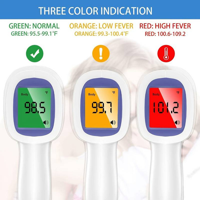 Thermomètre frontal rapide FDA gun forehead head thermometer dans Outils à main  à Laval/Rive Nord - Image 4