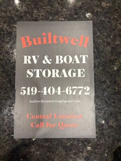 Builtwell Outdoor Storage offers outdoor Boat, RV & Trailer parking spaces for boats and RV’s of all...