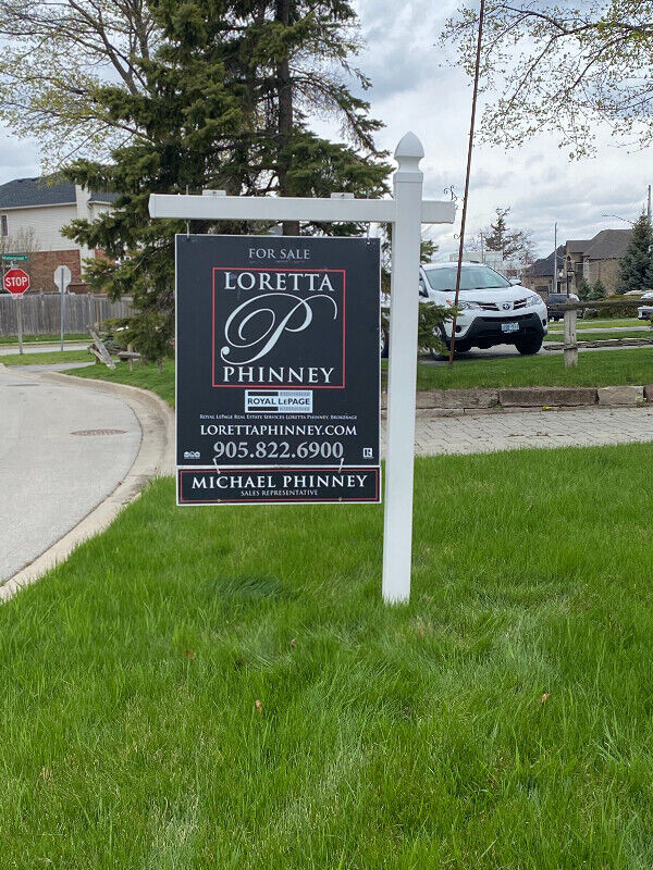 REAL ESTATE SIGN POST INSTALLATION - $70 IN HAMILTON in Other in Hamilton - Image 2