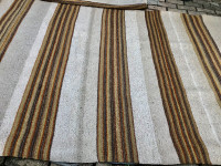 2 CLASSIC  REVERSABLE  MATCHING WOVEN RUGS