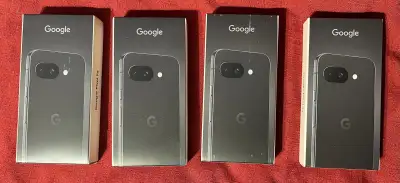 Four brand new sealed Google Pixel 9a 128 GB- Black color, View more