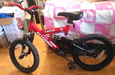 SCHWINN 1.6 DS DUAL SUSPENSION 16" KIDS MOUNTAIN BIKE, View more