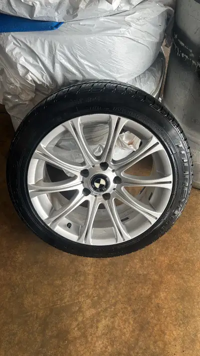 I'm selling a set of four BMW tires and rims, perfect for upgrading your ride or replacing worn tire...