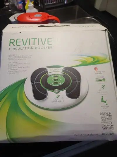 Revive 9.\n Circulation booster used /Good condition Designed to reduce swollen feet and ankles. All...