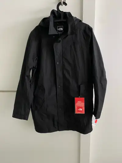 men’s medium Northface  waterproof trench coat, View more