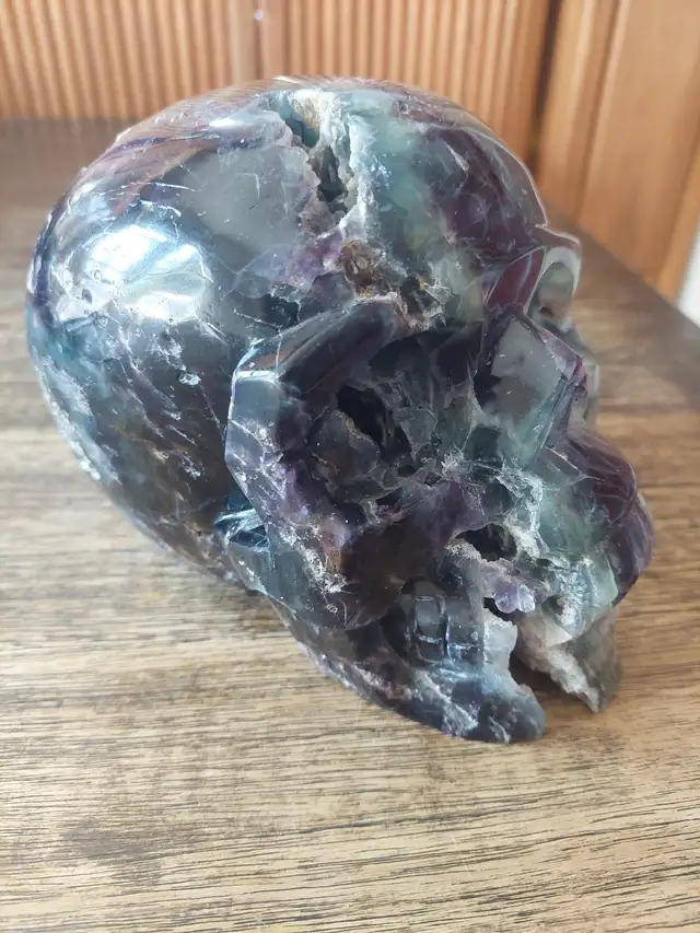 Huge fluorite crystal skull62863258522754121