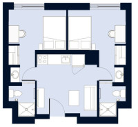 Sublease QUAD start of May - end of August!
