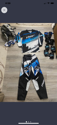 Kids DIRT BIKE FULL GEAR. 