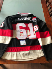 Mark Stone signed Ottawa jersey with PSA COA 