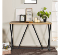 Modern industrial console table