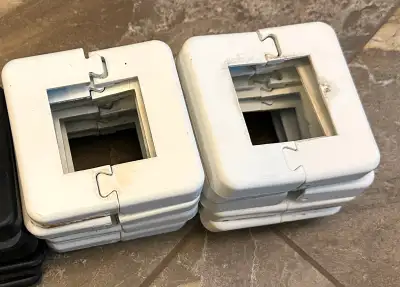 White Regal/Classic Aluminum Base Plate Post Covers, View more