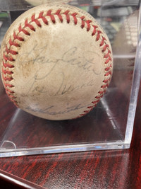 Gary Carter autographed baseball 