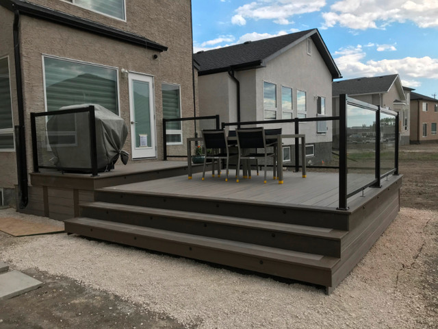 decks and front porches aluminum railing composite in Decks & Fences in Winnipeg - Image 4