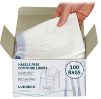 Commode liners and pads – disposable