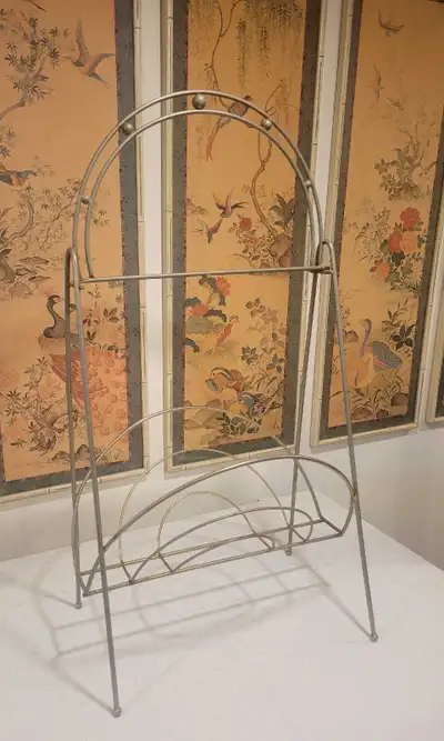 Mid Century Modern Atomic Magazine Rack, View more