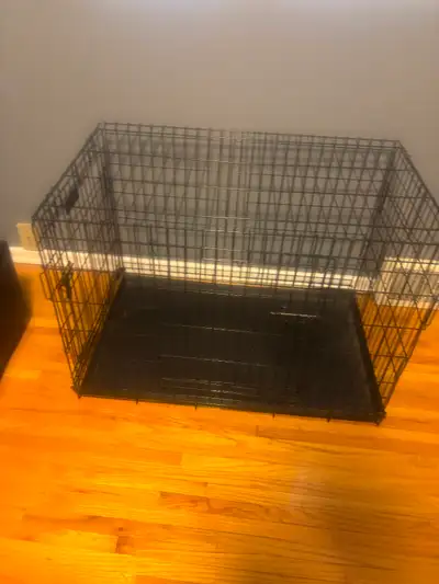 Dog Crate 36x22x25 , Two Door, View more
