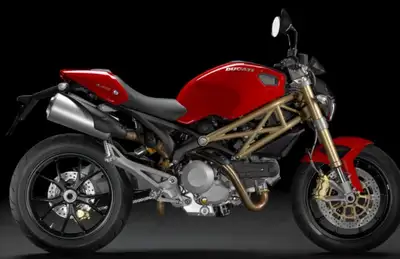 20th Anniversary Edition - Red Ducati Monster. L-Twin Desmo 796cc. Brand new tires. New chain. New b...