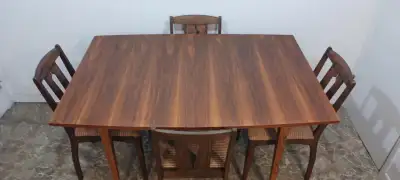 set de cuisine en noyer mid century , View more