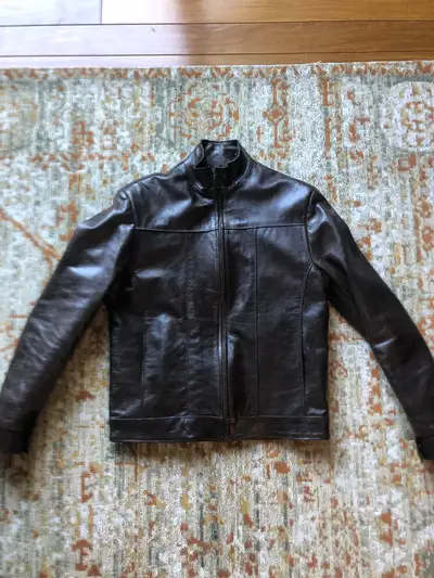 Vintage 1973 Vera Pelle Café Racer Leather Jacket, View more