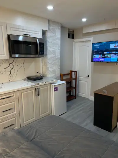 Important! Please read the full ad before contacting! Welcome to your brand new furnished cozy basem...