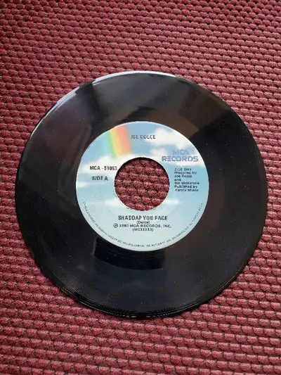 “Shaddap You Face” – JOE DOLCE – 1980  45 RPM, View more