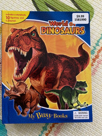 Dinosaur figures and playmat