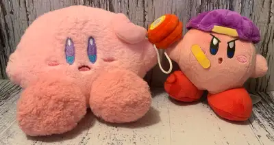 Adorable Kirby in a fun Collectible Special Edition Plush In good condition, clean without stains Ap...