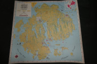 Carte géographique The Island of Mount Desert, Maine 1969 par To