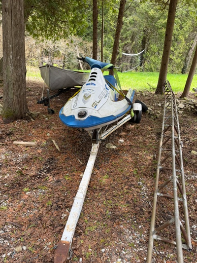 This Polaris SL550 Triple personal watercraft and trailer is available for Free. It does not run. Fo...