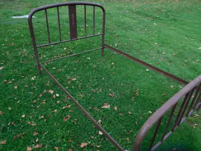 Antique Metal Bed Frame, View more