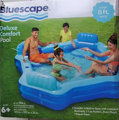 Bluescape Deluxe Comfort Inflatable Swiming Pool, View more